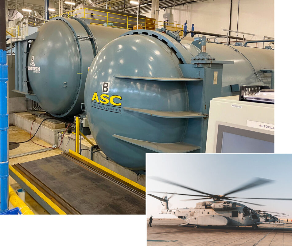 Composites For CH53K Helicopter